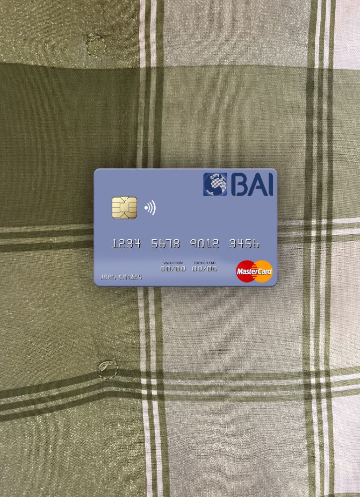 Download Portugal Banco BAI Europa mastercard photolook front Photoshop template